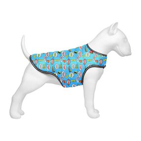 Курточка-накидка для собак WAUDOG Clothes, малюнок "Ліга Справедливості", XS, А 26 см, B 33-41 см, С 18-26 см