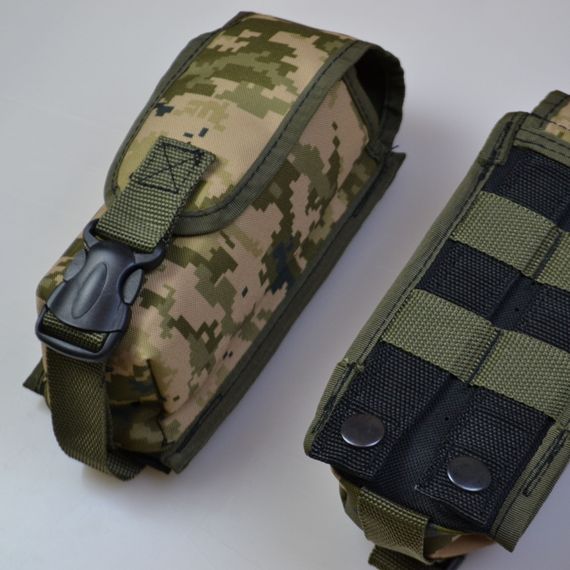 Подсумок на 2 магазина двойной из кордуры пиксель MOLLE тактический NO-39 | Зображення 5