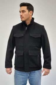 Чоловіче Пальто Sun`s House  розмір: 48 Чорний (арт. AR-612-lozenge-black)