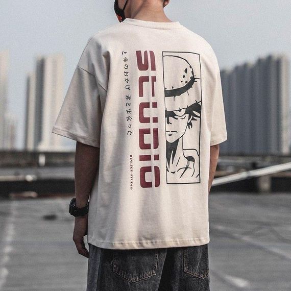 Футболка мужская с принтом повседневная M Белая