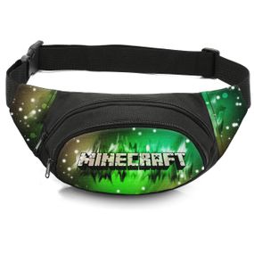 Сумка-бананка дитяча з принтом Minecraft поясна сумка для хлопчика (4522)