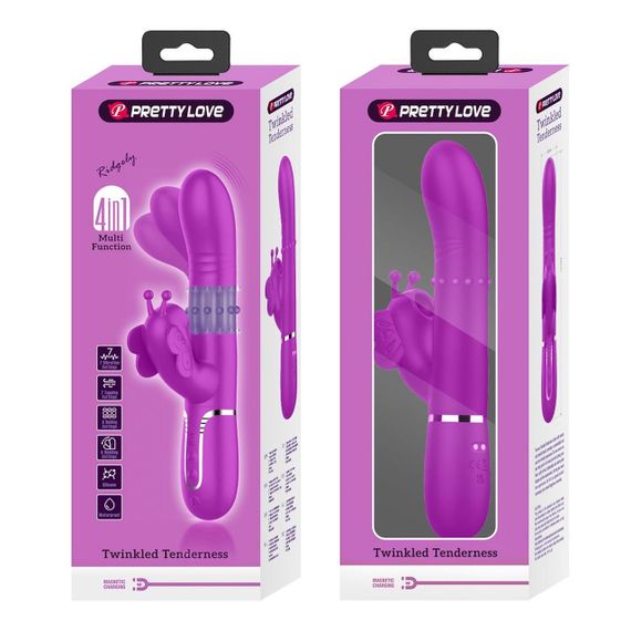Вібратор PRETTY LOVE Butterfly Clit Vibrator Pink Sex Aura