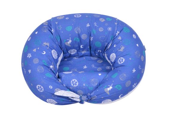 Подушка для беременных и для кормления Nuvita 10 в 1 DreamWizard Синяя NV7100Blue (NV7100BLUE) | Зображення 3