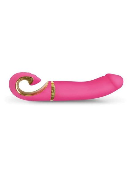 Вібратор нереалістичний Gjay Gvibe, рожевий, 22 см х 3.7 см Sex Aura