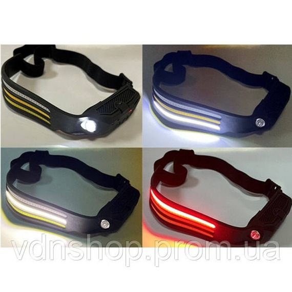 Потужний тактичний ліхтар світлодіодний, Ліхтарик акумуляторний наголовний, Ліхтарик на голову діодний UQ-38 | Зображення 7