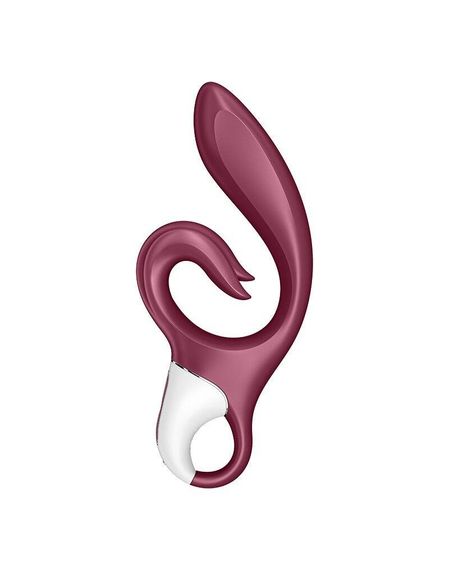Вібратор-кролик Satisfyer Love Me Red, гнучкий, відросток з потрійним кінчиком Sex Aura | Зображення 2