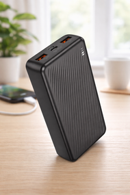 Повербанк Borofone J56A 20000 mAh/ Зарядний пристрій / Power Bank 2xUSB, Type C, micro-USB