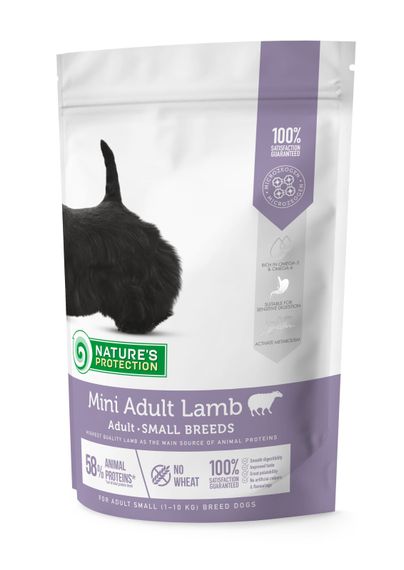 Nature's Protection Mini Adult Lamb Small Breeds Сухий корм для собак 500 г