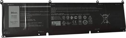 Універсальна запасна батарея для ноутбука Dell XPS 15 9500 / Precision 5550 / Alienware M15, M17 (11,4 В, 86 Вт·год, 6 комірок) |