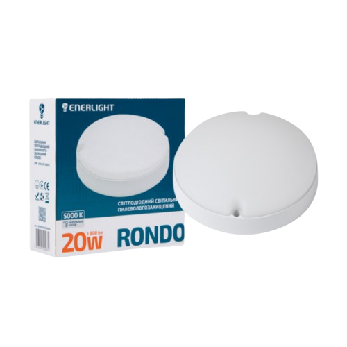 LED Світильник 20W 5000К RONDO20SMD80N Enerlight