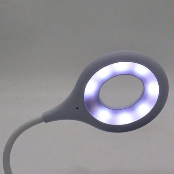 Гибкая USB лампа с голосовым управлением, 24 LED / Светильник с зарядкой от повербанка / Led фонарик для | Зображення 6