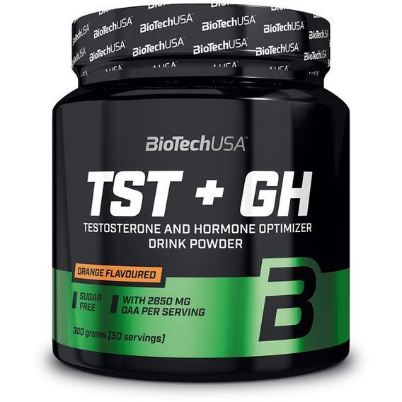 Тестостероновий бустер BioTechUSA TST + GH 300 g /50 servings/ Orange