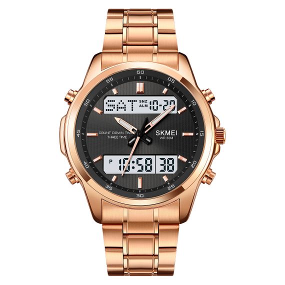 Годинник S2kmei 2049RGWT Rose Gold-White