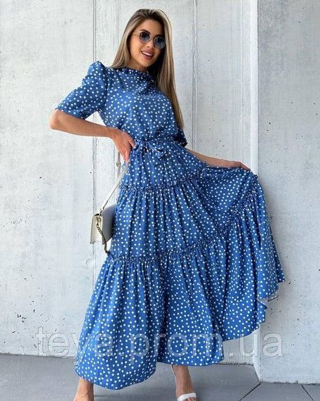 Плаття для жінок колір блакитний FI_007885