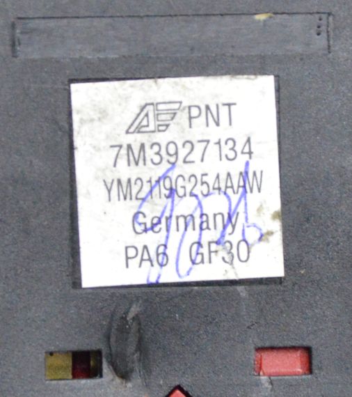 Кнопка ESP Volkswagen Sharan 1995-2010 Перемикач ЕСП Фольксваген Шаран 7M3927134 YM2119G254AAW | Зображення 1