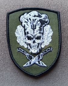 Шеврон Повар Зеленый