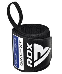 Бинти для зап'ясть (кистьові бинти) RDX GYM WRIST WRAP R11 BLACK/ BLUE (WAH-WR11BU)