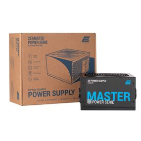 Блок живлення 2E MASTER POWER (650W), &gt;80, 80+ White, 120mm, 1xMB 24pin(20+4), 1xCPU 8pin(4+4), 3xMolex, 5xSATA, (2E-MP650-120APFC)