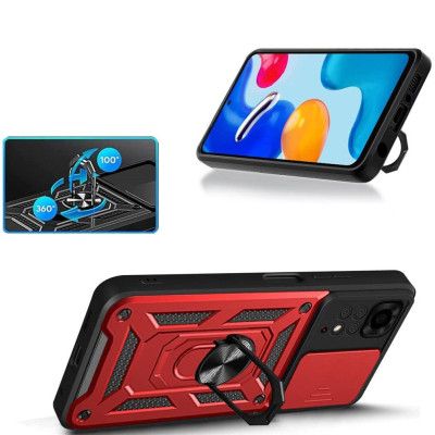Чехол для мобильного телефона BeCover Military Xiaomi Redmi Note 11 / Note 11S Red (707415) - Топ Продаж! | Зображення 3