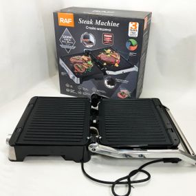 Гриль для мяса универсальный RAF R.238 2200 Вт, Бутербродница настольная для дома PA-45