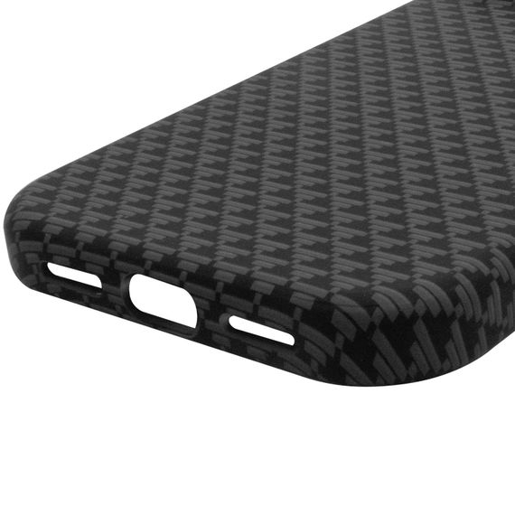 Чохол TPU+PC KVZV Triangular Pattern with Magnetic Fit для Apple iPhone 15 Pro (6.3") Black | Зображення 5