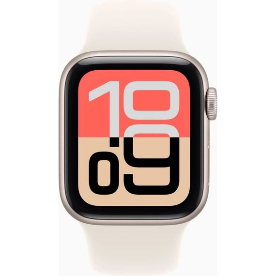Смарт-годинник Apple Watch SE 3 GPS 40mm Starlight Aluminium Case with Starlight Sport Band - M/L (MEH54RK/A) | Зображення 1