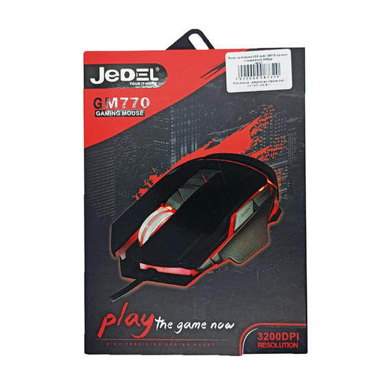Ігрова комп'ютерна провідна миша Jedel GM770 Gaming Mouse USB | Зображення 1