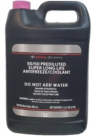 Охолоджуюча рідина, Toyota, Super LL Coolant PINK 3.785 л