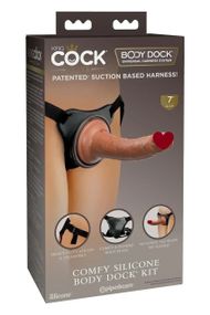 Страпон реалістичний Pipedream King Cock Elite подвійний щільності, 20.5 см х 3.5 см Sex Aura