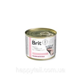 Влажный корм Brit Grain Free Veterinary Diets Hypoallergenic для котов с пищевой аллергией или непереносимостью с лососем и