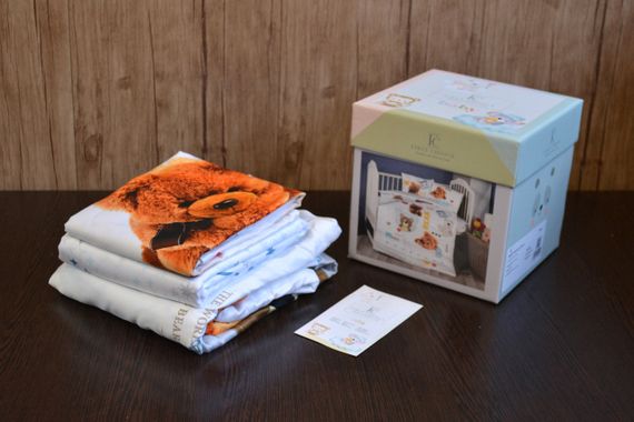 Постільна білизна для новонароджених First Choice Baby Digital Satin 100х150 см. Bear | Зображення 1
