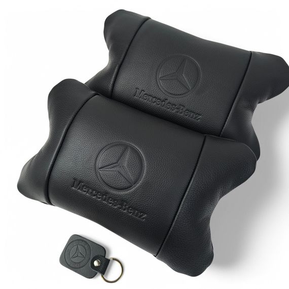 Автомобільна подушка в подарунок Mercedes-Benz Мерседес, Подушка для підтримки шиї в автокріслі QB-43 | Зображення 8