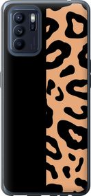 Чехол на Oppo Reno6 Z Пятна леопарда "4269u-2477-17620"