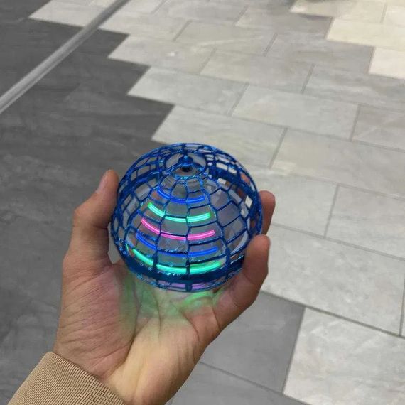 Летающий шар спиннер светящийся FlyNova Pro Gyrosphere, Летающий спиннер flying fidget KR-573 spinner, спиннер | Зображення 2