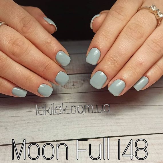 Гель-лак Moon Full №148 голубая сталь 8мл