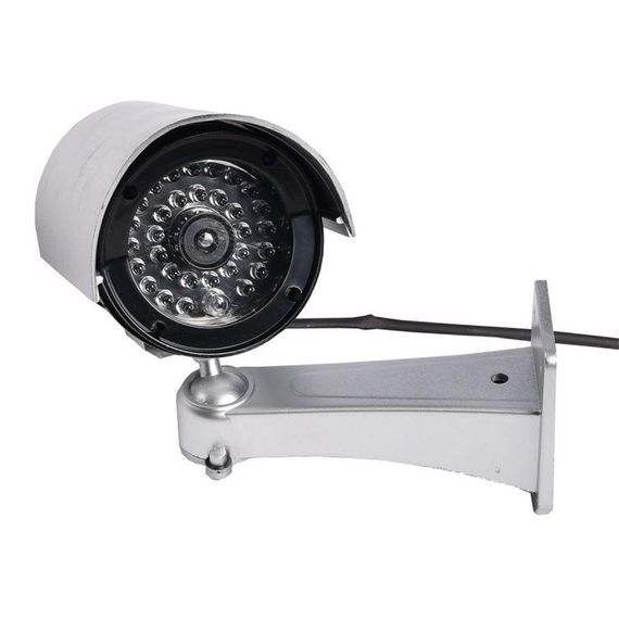 Муляж камери відеоспостереження з миготливим світлодіодом, на батарейках, MG-280 / Камера обманка з підсвіткою | Зображення 6