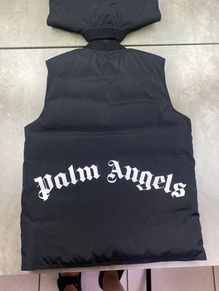 Жилет чорний Palm Angels v025 | Зображення 4