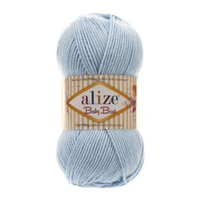 Пряжа Alize Baby Best No 4  (Алізе Бебі Бест) – 10% Бамбук, 90% Антипілінг Акрил, 100г/240м
