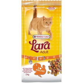 Сухой корм для котов с индейкой и курицей Lara Adult with Turkey & Chicken 2 кг