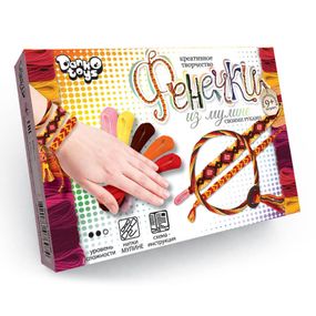 Набор креативного творчества "Фенечки" Danko Toys FIM-01-01-08 из мулине Вид 5