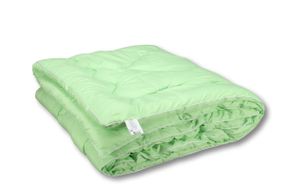 Ковдра літня холлофайбер одинарна однотонна з візерунком (Мікрофібра) Полуторна 150х210 54844