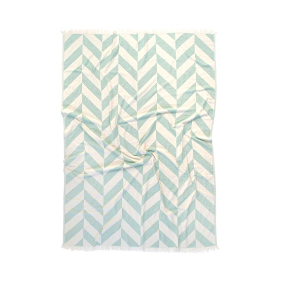 Плед Barine 9185 Туреччина 130*180 см  Бавовна Салатовий