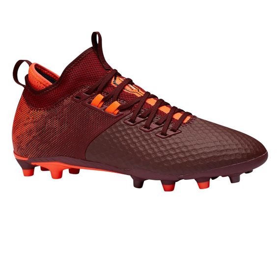 Бутси футбольні Agility 900 Mesh MiD FG для дорослих бордові - EU47 UA46,5