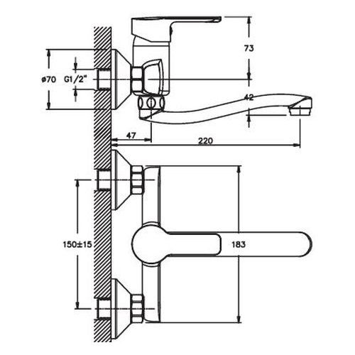 Змішувач для кухні Haiba MARCO 005 (HB0876) | Зображення 1