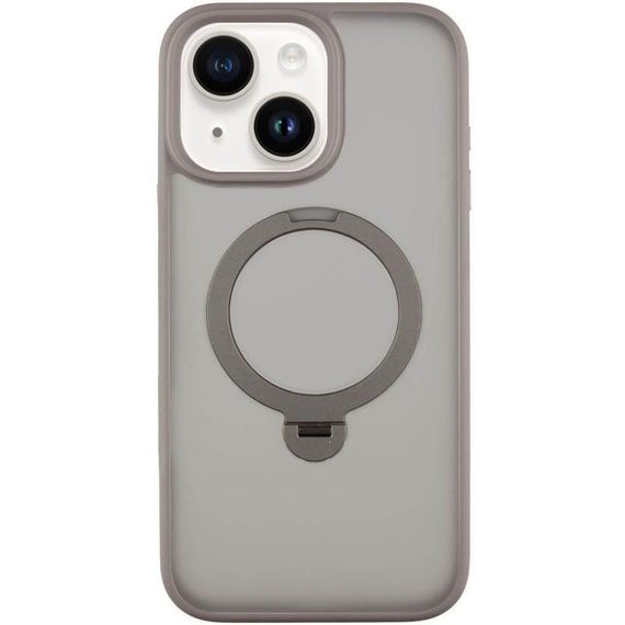 Чохол Ummi Colorful with MagSafe HQ Ring для Apple iPhone 15 (6.1") Grey