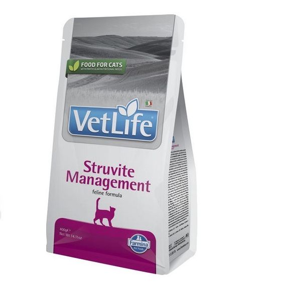 Сухий корм для котів при сечокам'яній хворобі Farmina Vet Life Management Struvite, 400 гр