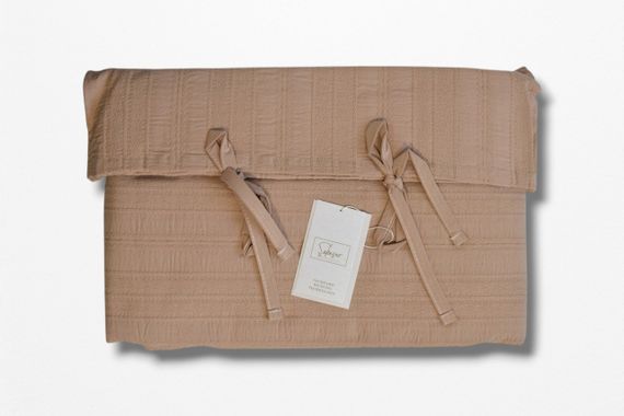 Постельное белье Saheser Stonewashed Ranforce 200 х 220 см Lucca Bej | Зображення 3