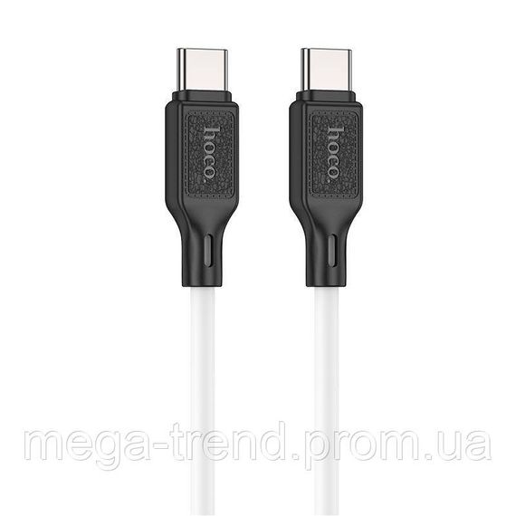 Кабель Hoco Type-C to Type-C Cool silicone charging data cable X90 |1m, 60W, 3A| | Зображення 9