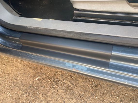 Накладки на дверные пороги EuroCap (4 шт, ABS) для Volkswagen Caddy 2010-2015 гг | Зображення 2