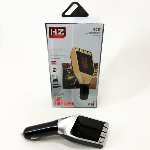 Bluetooth фм передавач для автомагнітоли H15 Bluetooth MP3 | Fm модулятор для автомобіля | FG-224 ФМ модулятор | Зображення 5